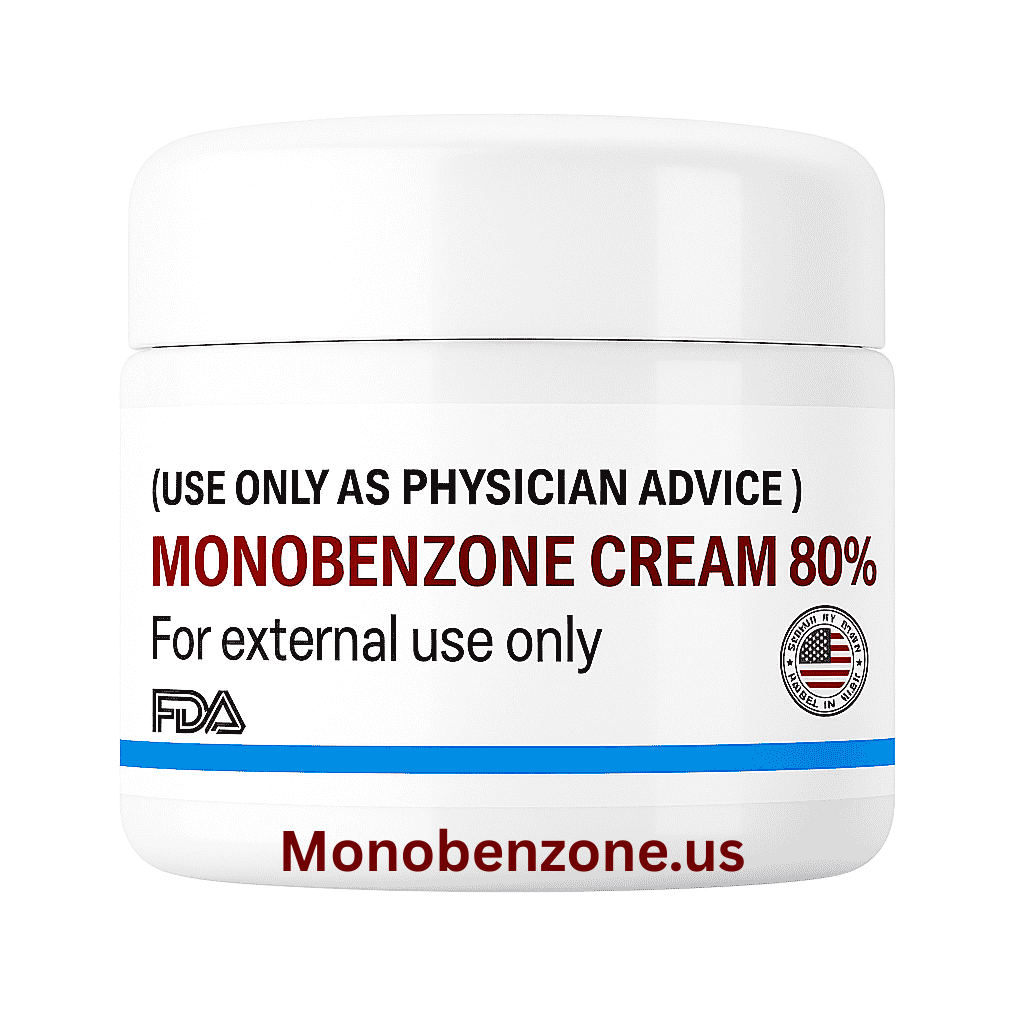 Monobenzone 80% Rx Depigmenting Cream – Maximum Potency Skin Tone Correction for Severe Vitiligo